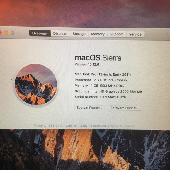 MacBook Pro 2011 “MacOS Sierra” - Picture 2 of 2